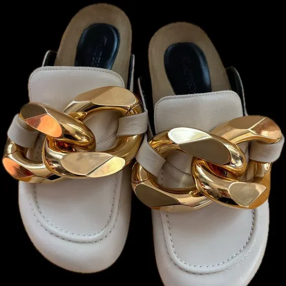 JW Anderson Chunky Napa Chain Slide Mules NWOT! 39 - Unisex - Picture 1 of 7